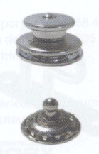 Bouton pression femelle pour capote de Méhari - CV24146 